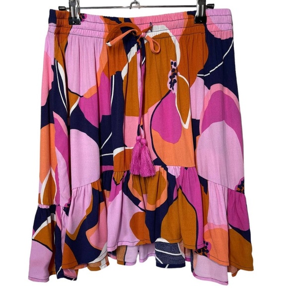 Mister Zimi Velvie Mini Skirt in Loullda Pink Multi 10 AU / 6 US - Picture 4 of 8